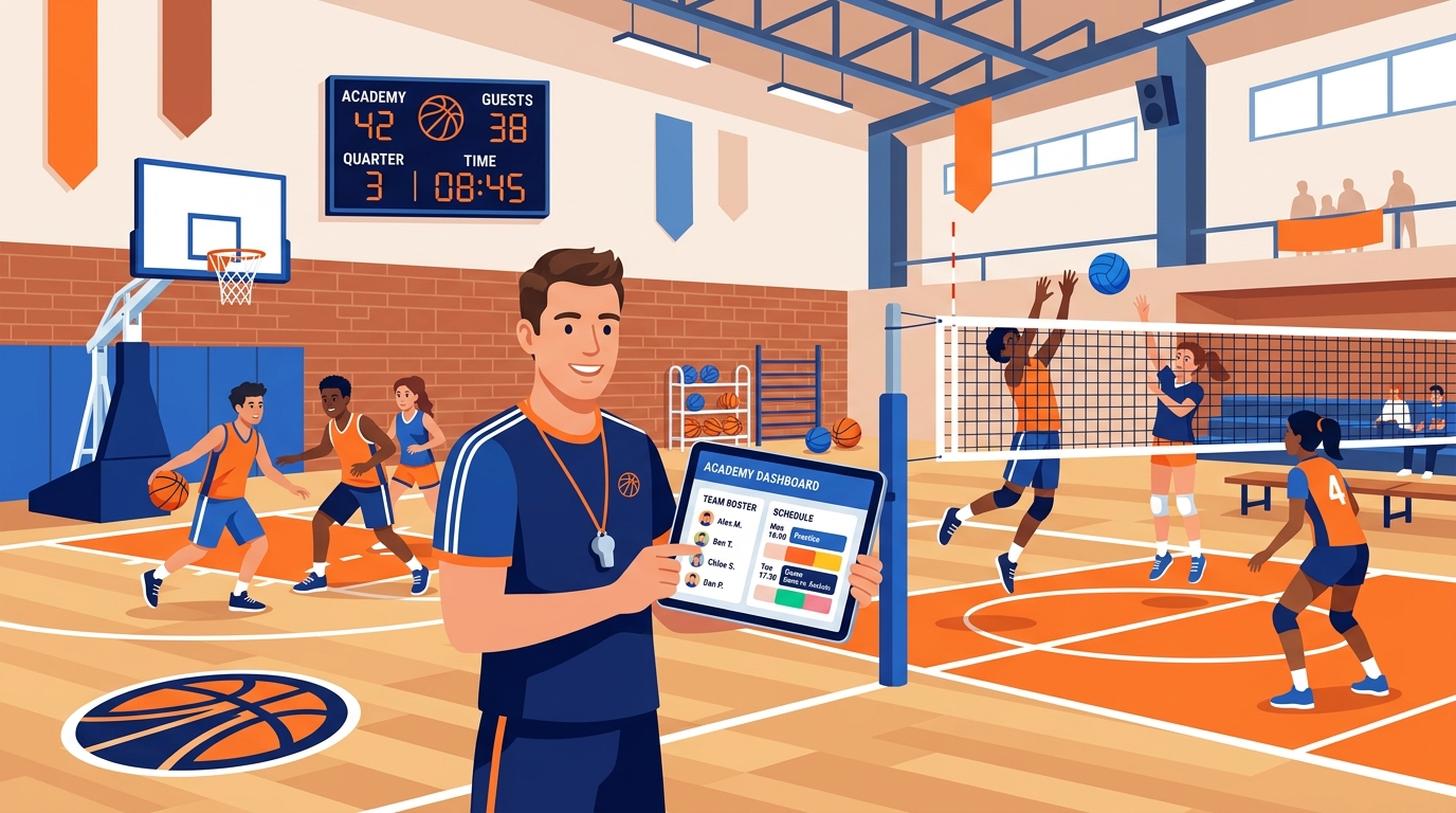 Voleybol Okulu Yönetim Programı: Altyapı ve Takım İstatistik Sistemi