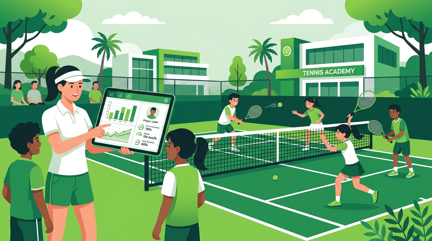 Tenis Akademisi Yönetim Yazılımı: Kort Rezervasyonu ve Performans